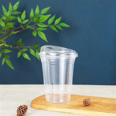 Cawan Plastik 16 Oz dengan Penutup Kubah